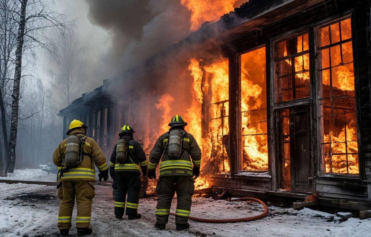 Ночная смена: как 65 пожарных 7 часов тушили огонь в тюменской высотке