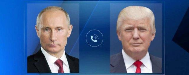 Путин поговорил по телефону с Дональдом Трампом