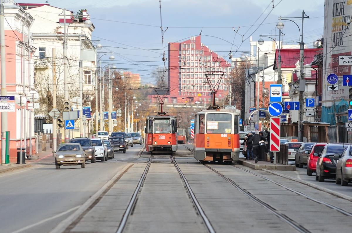 В Перми возобновят работу на прежнем месте трамвайные остановки «ЦУМ» и «Улица Максима Горького»