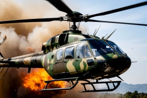 «Герань» уничтожила вертолет с Героем Украины Шеметом