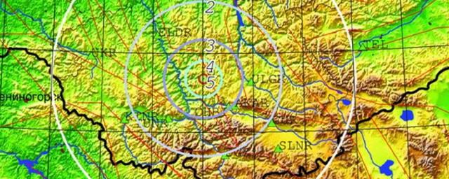 В Онгудайском районе Республики Алтай произошло землетрясение