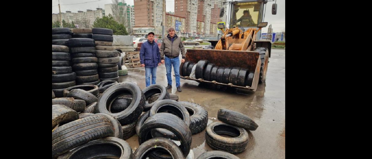Ростовчане за день сдали на переработку более 28 тонн старых шин