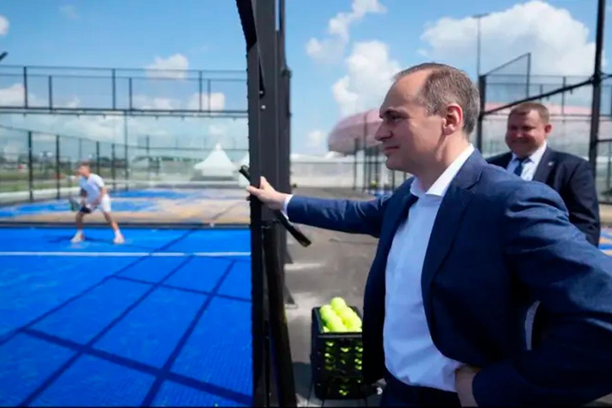 Артём Здунов осмотрел новую спортзону рядом с «Мордовия Ареной»