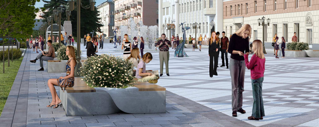 В Иваново благоустроят площадь Ленина