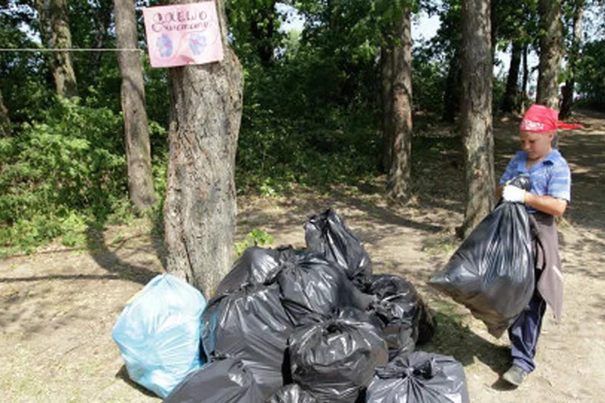 Из прибрежной зоны Обского моря вывезли 150 мешков мусора