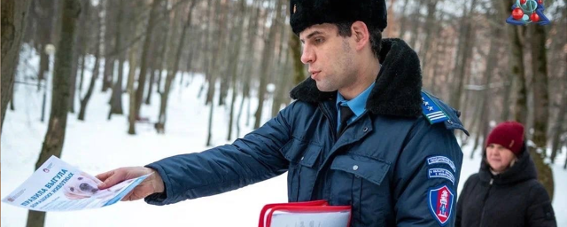Посетителям парков Красногорска напомнили правила выгула домашних животных