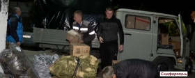 В Луганскую народную республику отправились машины с гуманитарной помощью из Крыма
