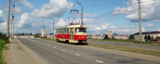 В Ижевске из-за порыва кабеля остановились трамваи двух маршрутов