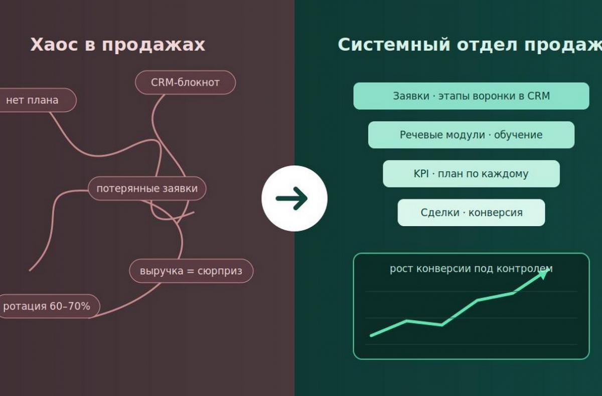 Хаотичный найм продавцов обходится бизнесу дороже консалтинга: почему компании переходят на системные продажи