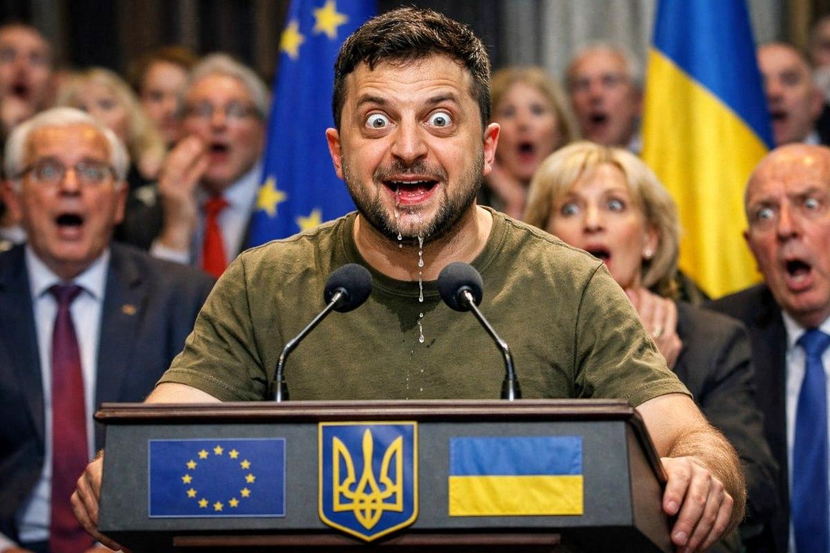 «Мы не уйдём». Зеленский в Мюнхене договорился до «диагноза». Что он сказал?