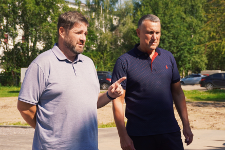 Александр Розбаум: При благоустройстве двора на улице Большая Санкт-Петербургская по проекту «Наш выбор 2.0» учитываются мнения жителей Великого Новгорода