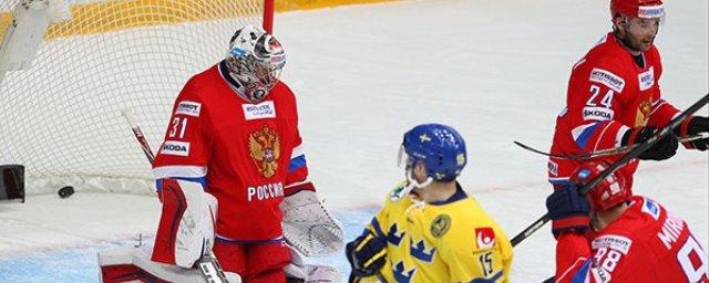 Сборная России по хоккею уступила Швеции в матче Евротура