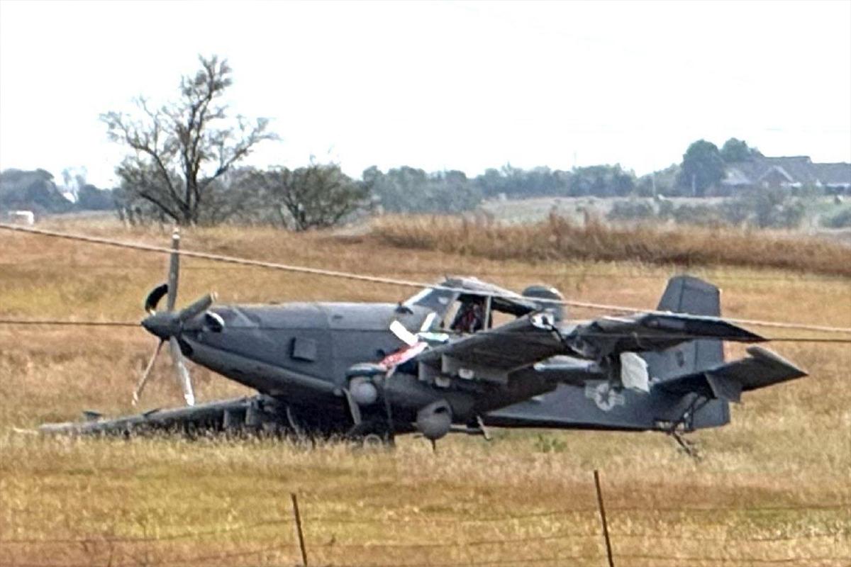 В Оклахоме потерпел крушение самолет ВВС США с двумя людьми на борту