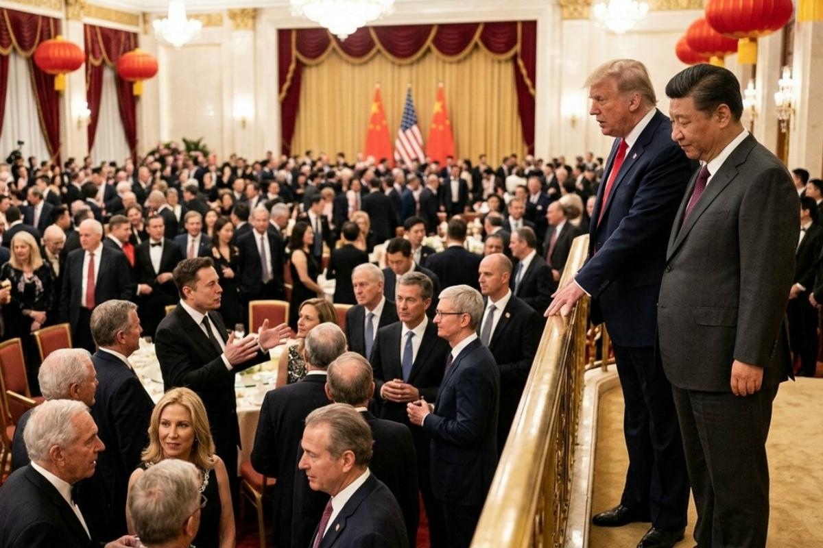 Маск, Кук и сотни миллиардов: зачем Трамп привёз в Пекин всех богатейших людей Америки
