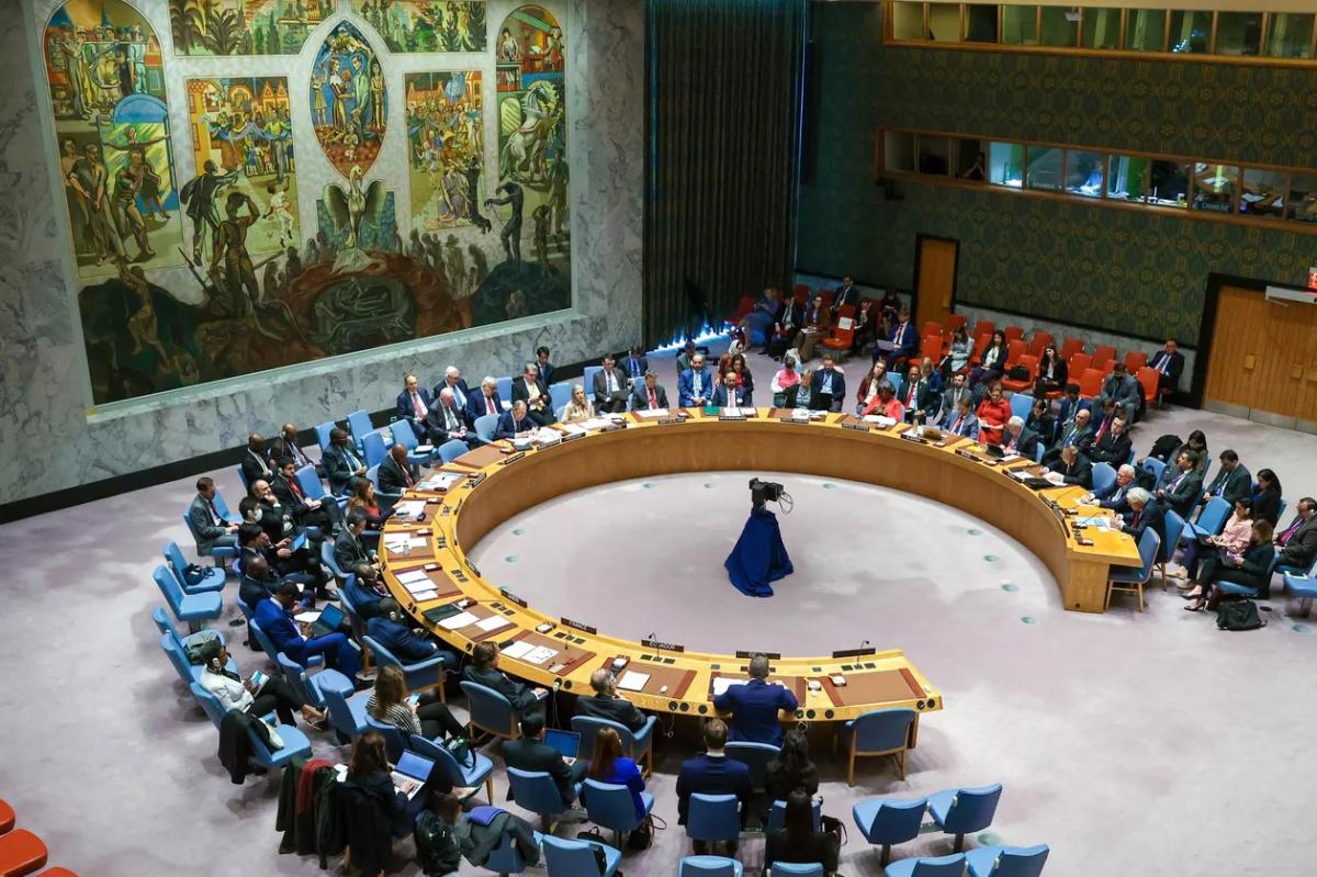 Россия (страна-террорист) заблокировала в СБ ООН резолюцию США о ядерном оружии в космосе