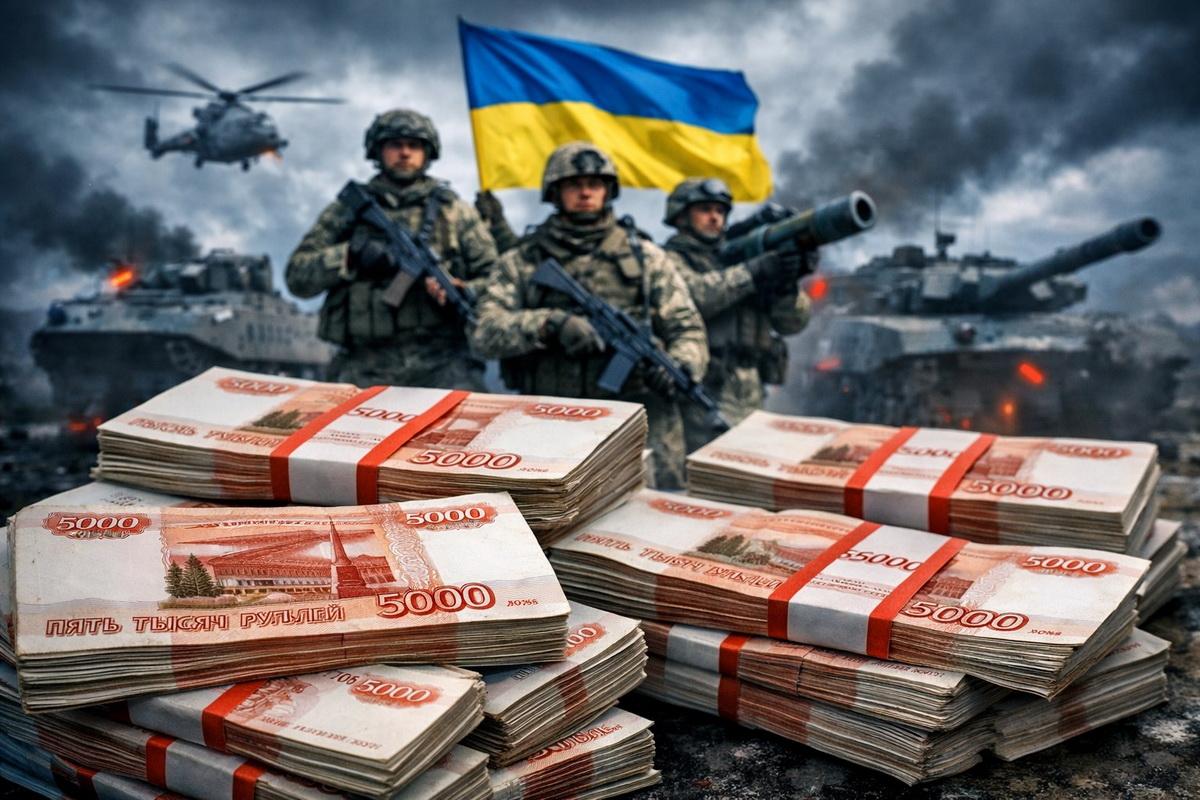 Они спонсируют обе армии. Кто за год перевел убийцам из ВСУ 400 млрд рублей