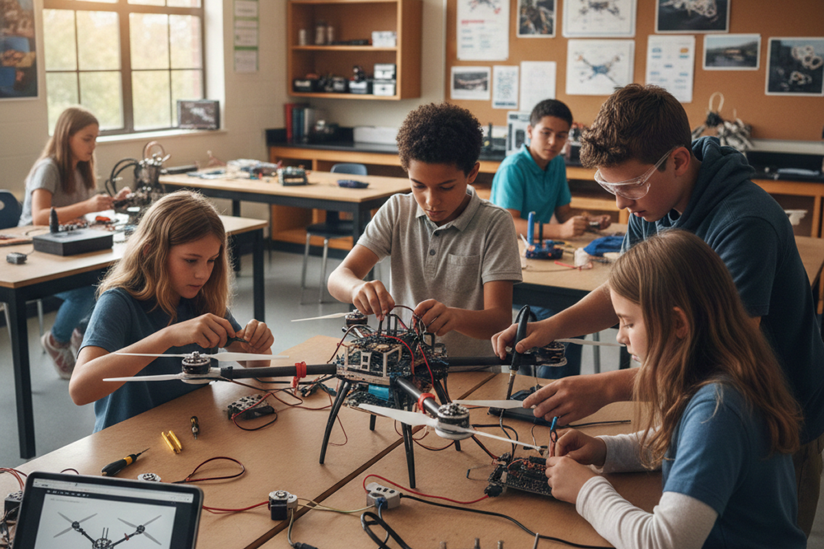 Участники СВО могут стать наставниками для школьников на уроках по управлению беспилотниками