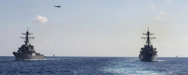 Корабль китайских ВМС направил лазер на самолет-разведчик США