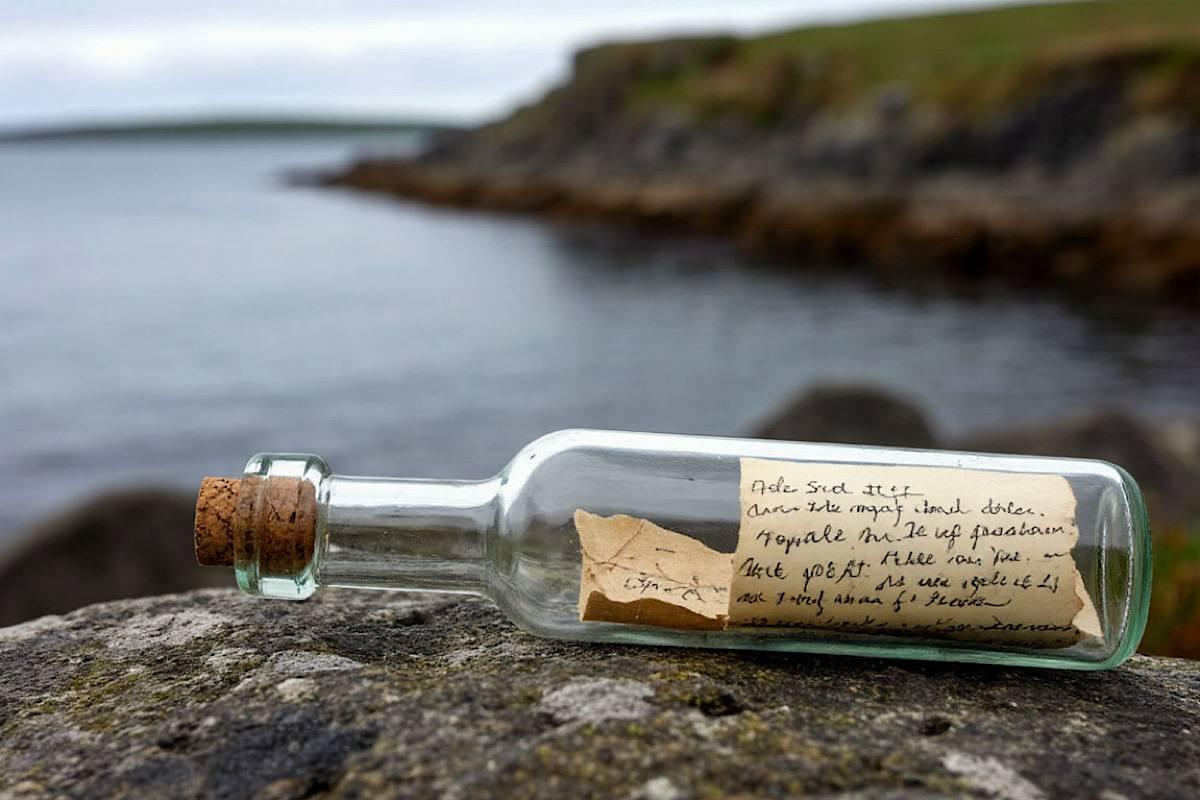 В Ирландии нашли послание в бутылке, отправленное 13 лет назад канадской парой