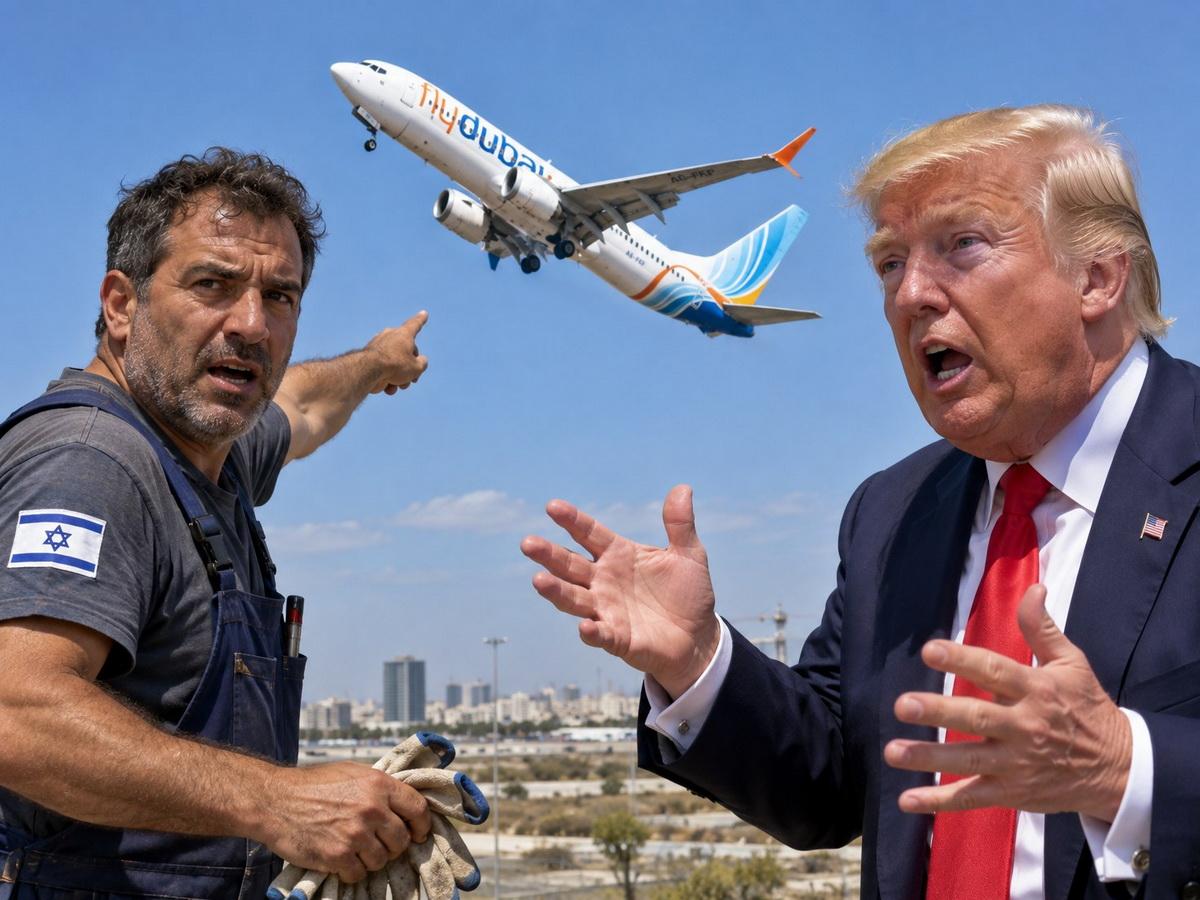 Самолет спас сантехник: Трамп рассказал невероятную историю рейса из Дубая в Тель-Авив