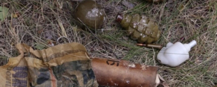 Полиция ЛНР и Росгвардия обнаружили в Алчевске тайник с боеприпасами