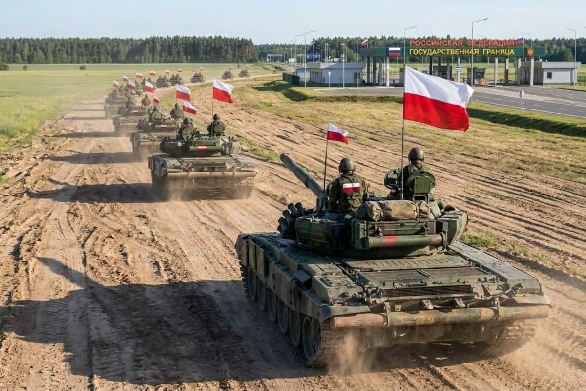 Польша перебрасывает танки к Калининграду. НАТО готовится к превентивному удару по России?