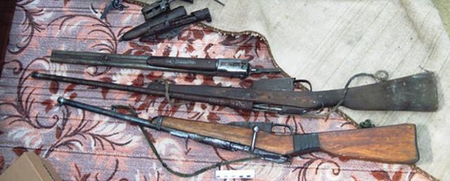 У жителя Хабаровского края обнаружили винтовки и около 300 патронов