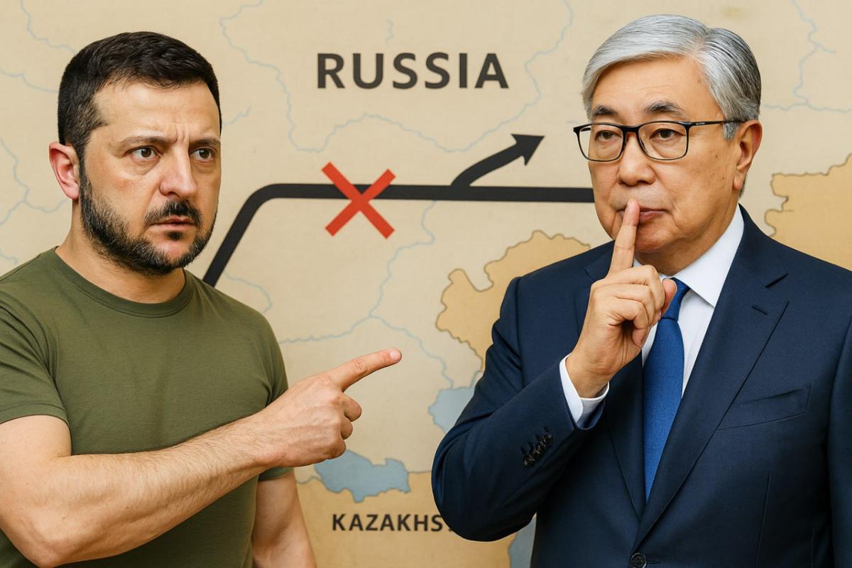 Зеленский ударил по нефти Казахстана. Токаев молчит, а нефть пойдет в обход России. Случайность?