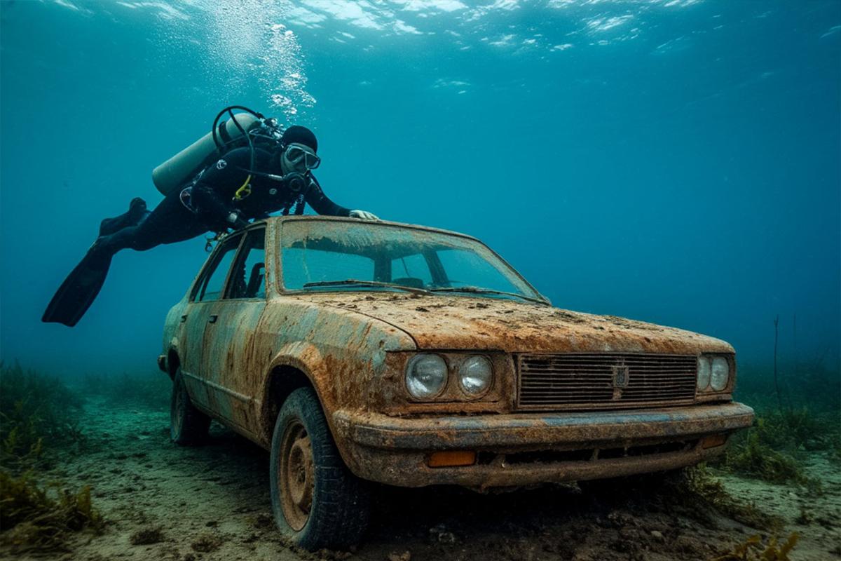 Дайвер нашел на дне реки останки супругов и раскрыл загадку 67-летней давности