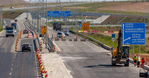 В Республике Крым к концу 2024 года появится две дороги хордовой сети от трассы «Таврида»