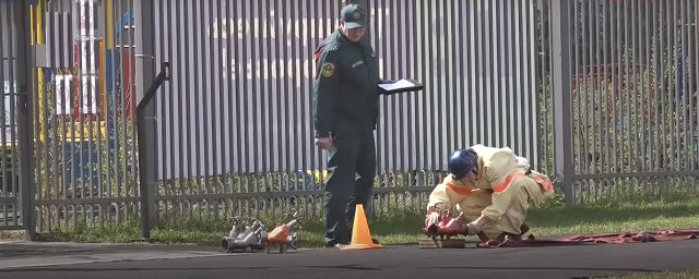 В Красногорске прошел зональный этап соревнований среди юных пожарных