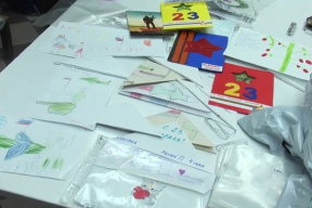 Школьники и детсадовцы из Ивантеевки отправили военнослужащим письма