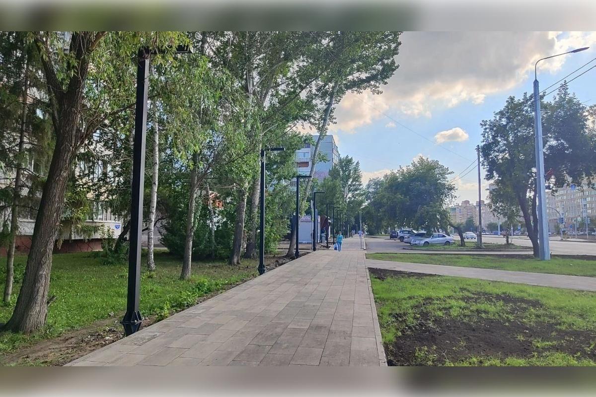 В Омске озеленят бульвар Архитекторов