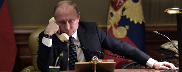 Песков: Путин провел телефонный разговор с Зеленским