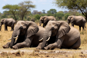 Ученые выяснили, что слонов Ботсваны не пугают разъяренные пчелы