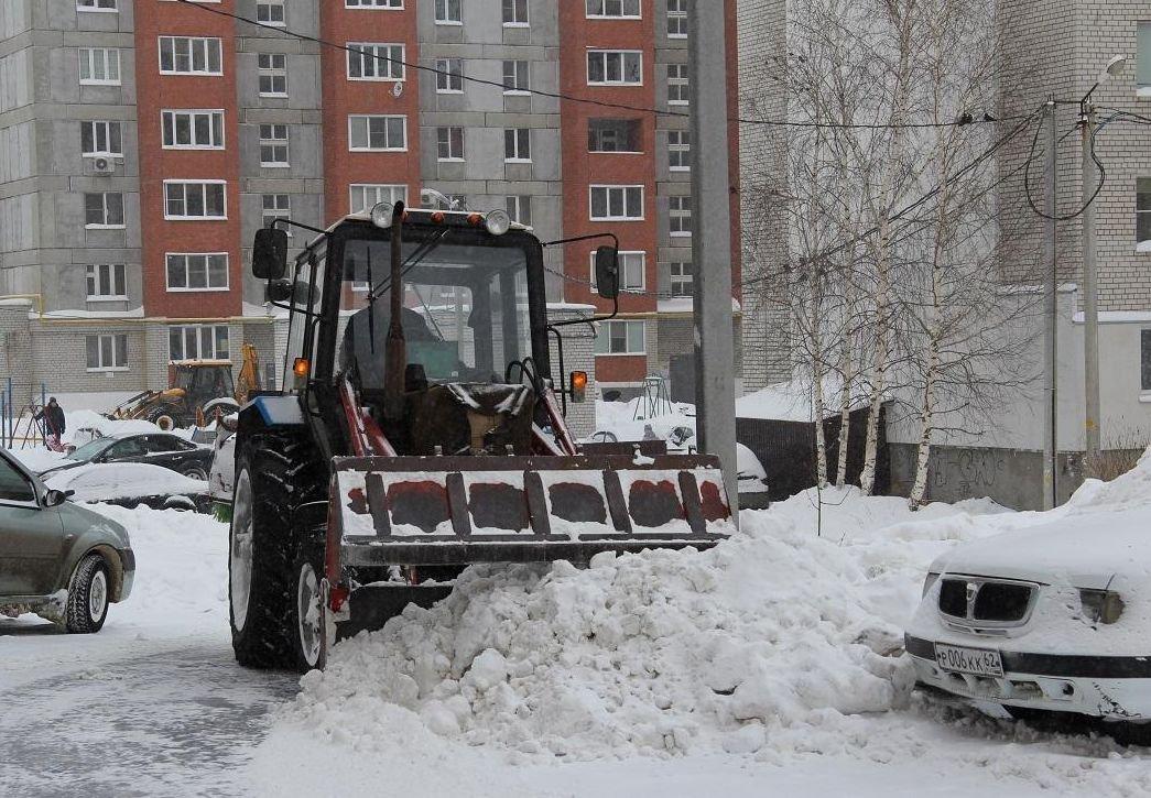 В Рязани с начала зимы с улиц вывезли 20 тысяч кубометров снега‍