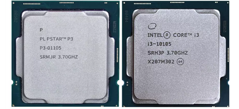 В Китае представили процессор PowerStar P3 – очень похожий на Intel Core i3-10105 двухлетней давности