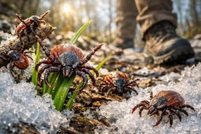 Первые два жителя Кузбасса уже пострадали от укуса клещей