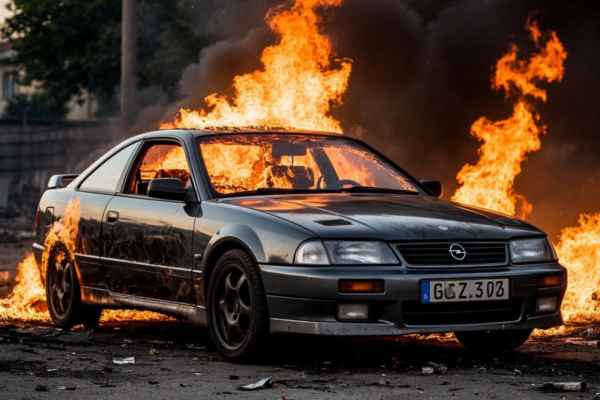 В Крыму подросток-неонацист на почве антисемитизма сжег чужой автомобиль