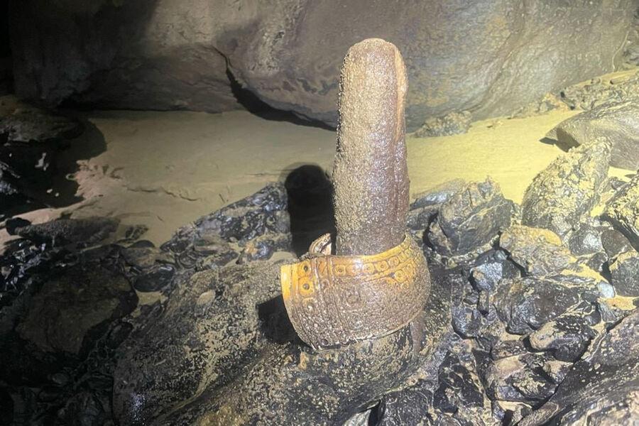 В Мексике в пещере Тлайокок обнаружили 500-летние ритуальные артефакты