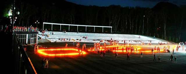 В Железноводске в День памяти и скорби зажгли 80-метровую свечу