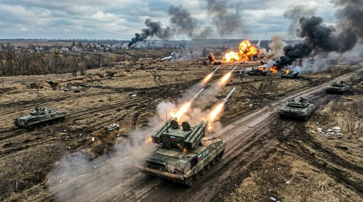 Российская армия взяла под огневой контроль часть трассы Харьков — Сумы