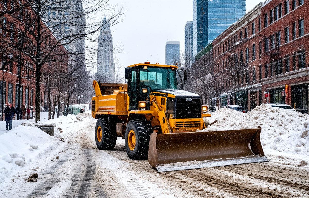 В Московской области в уборке снега задействованы 1 400 единиц техники