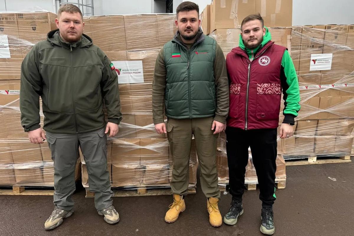 Курская область получила из Татарстана партию гуманитарных грузов