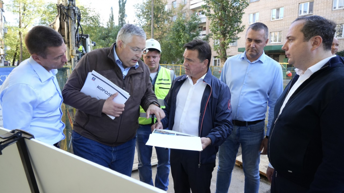 От нового водопровода до РКК «Энергия»: Губернатор Андрей Воробьев посетил ключевые объекты Королева перед началом нового учебного года