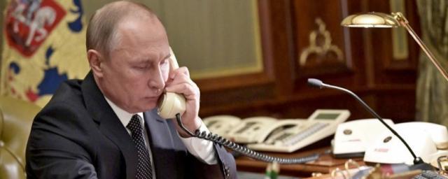 Владимир Путин обсудил по телефону с канцлером Олафом Шольцем конфликт на Украине