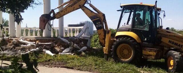 В орловском парке Дворянское Гнездо появятся новая ротонда и балюстрада