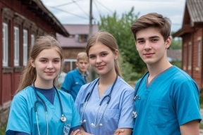 Студенты-медики из восьми регионов и Беларуси приступили к работе в больницах Альметьевска