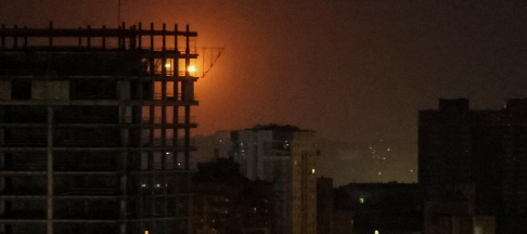 Очевидцы сообщили, что в Киеве ночью были слышны взрывы