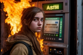 В Красноярске будут судить девушку, пострадавшую при поджоге банкомата по указке мошенников